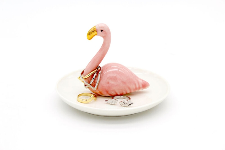 Winkee Smykkeholder - Ringholder Flamingo i gruppen SPORT, FRITID & HOBBY / Morsomme produkter / Smarte produkter hos TP E-commerce Nordic AB (C99155)