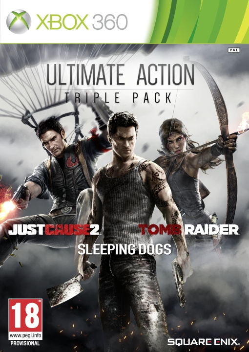 Just Cause 2, Sleeping Dogs & Tomb Raider Bundle (X360) i gruppen Elektronikk / TV-spill & tilbehør / Xbox 360 hos TP E-commerce Nordic AB (C99199)