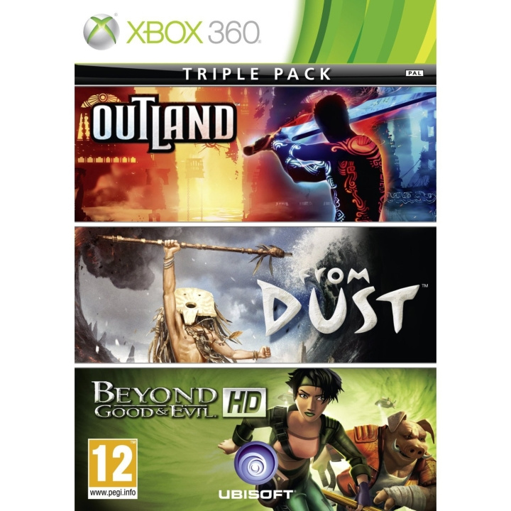 Beyond Good and Evil/Outland/From Dust (X360) i gruppen Elektronikk / TV-spill & tilbehør / Xbox 360 hos TP E-commerce Nordic AB (C99250)