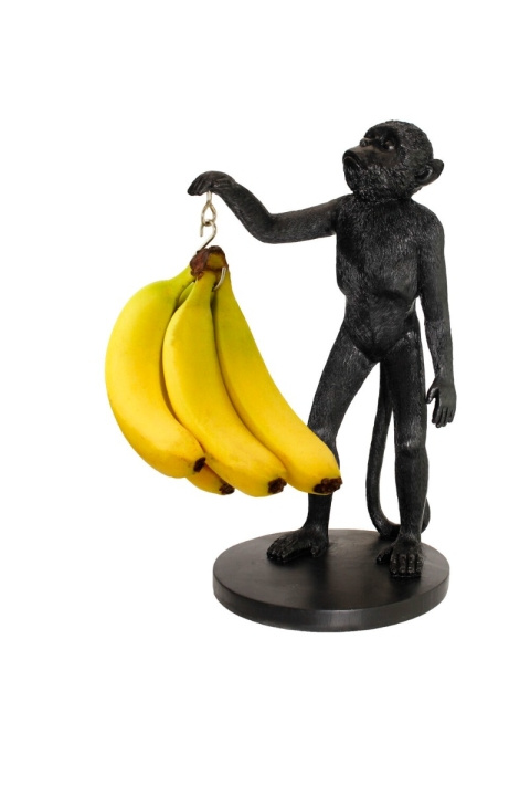 Winkee Fruktholder - Monkey Banana holder - Svart i gruppen SPORT, FRITID & HOBBY / Morsomme produkter / Smarte produkter hos TP E-commerce Nordic AB (C99253)