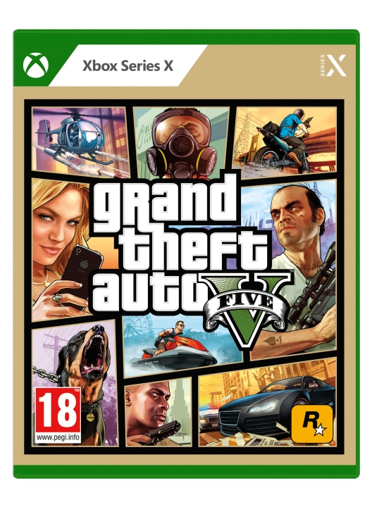 Grand Theft Auto V (GTA 5) (XseriesX) i gruppen Elektronikk / TV-spill & tilbehør / Xbox Series X / Spill hos TP E-commerce Nordic AB (C99265)