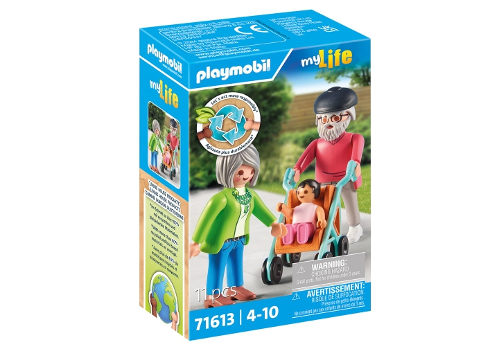 Playmobil Besteforeldre med baby (71613) i gruppen LEKER, BARN OG BABY / Leker / Lekesett hos TP E-commerce Nordic AB (C99309)