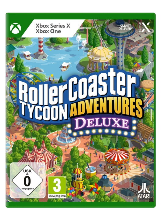 Atari RollerCoaster Tycoon (Adventures Deluxe) i gruppen Elektronikk / TV-spill & tilbehør / Xbox Series X / Spill hos TP E-commerce Nordic AB (C99334)