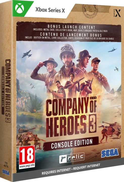 Sega Company of Heroes 3 (Steelbook-utgave) i gruppen Elektronikk / TV-spill & tilbehør / Xbox Series X / Spill hos TP E-commerce Nordic AB (C99466)