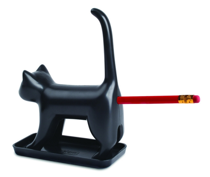 Winkee Blyantspisser - Sharp end Cat Black med lyd - Svart i gruppen SPORT, FRITID & HOBBY / Morsomme produkter / Morsomme produkter hos TP E-commerce Nordic AB (C99506)