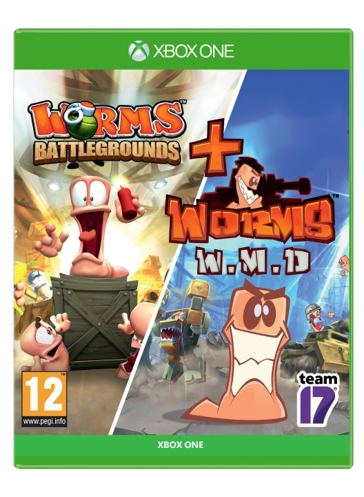 Worms Battlegrounds + Worms WMD Double Pack (XONE) i gruppen Elektronikk / TV-spill & tilbehør / Xbox One / Spill hos TP E-commerce Nordic AB (C99527)