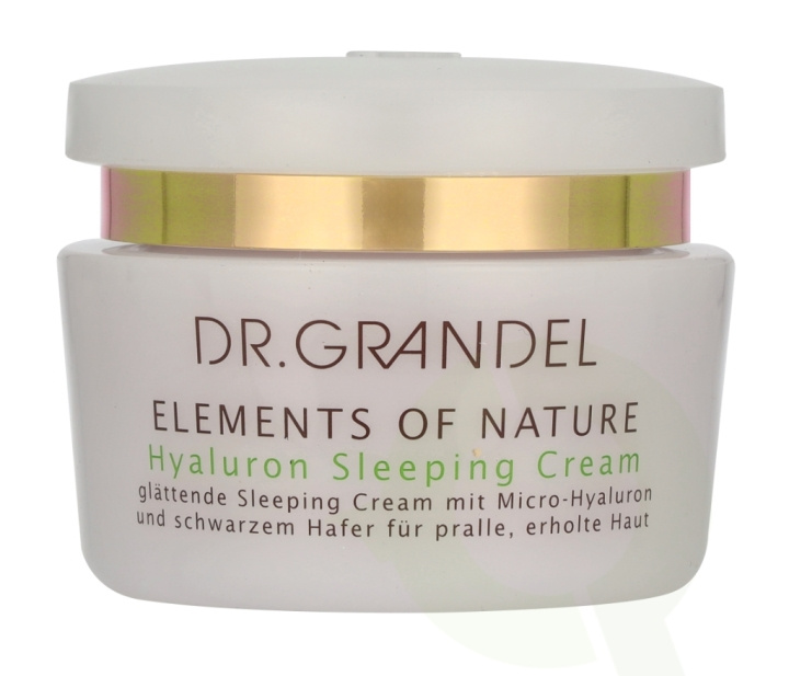 Dr Grandel Elements Of Nature Hyaluron Sleeping Cream 50 ml i gruppen HELSE OG SKJØNNHET / Hudpleie / Ansikt / Dagkrem hos TP E-commerce Nordic AB (C99632)