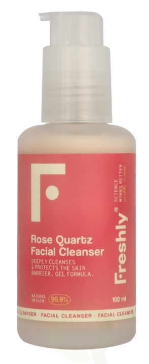 Freshly Cosmetics Rose Quartz Facial Cleanser 100 ml i gruppen HELSE OG SKJØNNHET / Hudpleie / Ansikt / Rengjøring hos TP E-commerce Nordic AB (C99676)