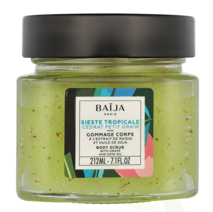 Baija Paris Baija Sieste Tropicale Body Scrub 212 ml Citron Petit Grain i gruppen HELSE OG SKJØNNHET / Hudpleie / Ansikt / Skrubb/peeling hos TP E-commerce Nordic AB (C99714)