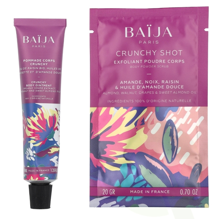 Baija Paris Baija My Crunchy Set 60 ml Crunchy Shot Body Powder Scrub 20gr/Body Cream 40ml i gruppen HELSE OG SKJØNNHET / Gavesett / Gavesett for henne hos TP E-commerce Nordic AB (C99717)