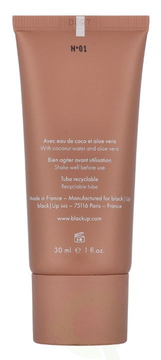 Black Up Mat Finish Foundation 30 ml #01 i gruppen HELSE OG SKJØNNHET / Makeup / Makeup ansikt / Foundation hos TP E-commerce Nordic AB (C99721)