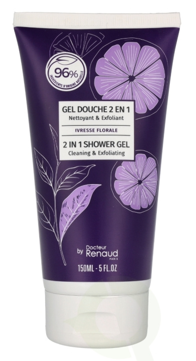 Dr. Renaud Ivresse Flor. 2 In 1 Shower Gel-Cleanser & Scrub 150 ml i gruppen HELSE OG SKJØNNHET / Hudpleie / Kroppspleie / Bad- og dusjkrem hos TP E-commerce Nordic AB (C99738)