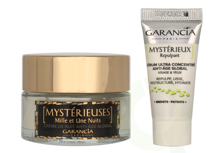 Garancia Mysterious Thousand And Ond Days Set 35 ml Anti-Aging Night Cream 30ml/Anti-Aging Serum 5ml i gruppen HELSE OG SKJØNNHET / Hudpleie / Ansikt / Ansiktskrem hos TP E-commerce Nordic AB (C99747)