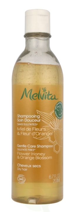 Melvita Gentle Care Shampoo 200 ml Dry Hair i gruppen HELSE OG SKJØNNHET / Hår & styling / Hårpleie / Sjampo hos TP E-commerce Nordic AB (C99761)