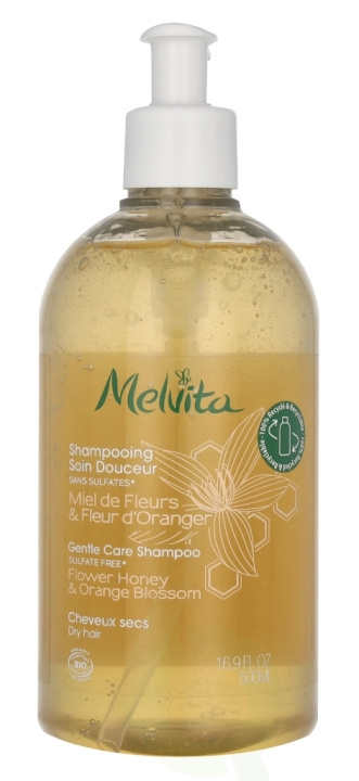 Melvita Gentle Care Shampoo 500 ml Dry Hair i gruppen HELSE OG SKJØNNHET / Hår & styling / Hårpleie / Sjampo hos TP E-commerce Nordic AB (C99762)