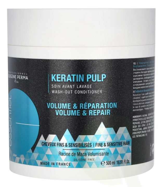 Eugene Perma Essentiel Keratine Pulp Th Wash Out Conditioner 500 ml i gruppen HELSE OG SKJØNNHET / Hår & styling / Hårpleie / Balsam hos TP E-commerce Nordic AB (C99811)