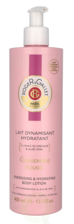 Roger & Gallet Gingembre Rouge Body Lotion 400 ml i gruppen HELSE OG SKJØNNHET / Hudpleie / Kroppspleie / Body lotion hos TP E-commerce Nordic AB (C99829)