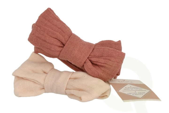 Bachca Paris Gauze Knot Elastic Bows Set 2 piece 2 Pieces i gruppen HELSE OG SKJØNNHET / Hår & styling / Hårtilbehør hos TP E-commerce Nordic AB (C99866)