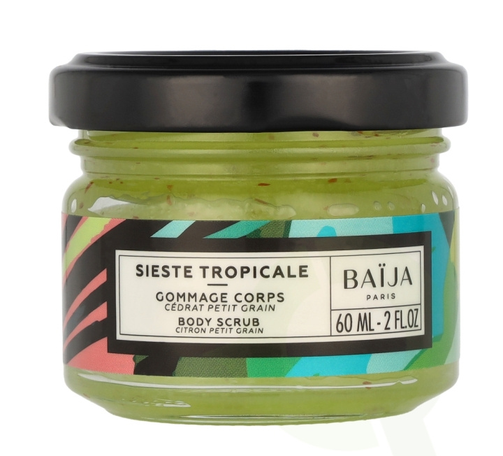 Baija Paris Baija Sieste Tropicale Body Scrub 60 ml Citron Petit Grain i gruppen HELSE OG SKJØNNHET / Hudpleie / Ansikt / Skrubb/peeling hos TP E-commerce Nordic AB (C99873)