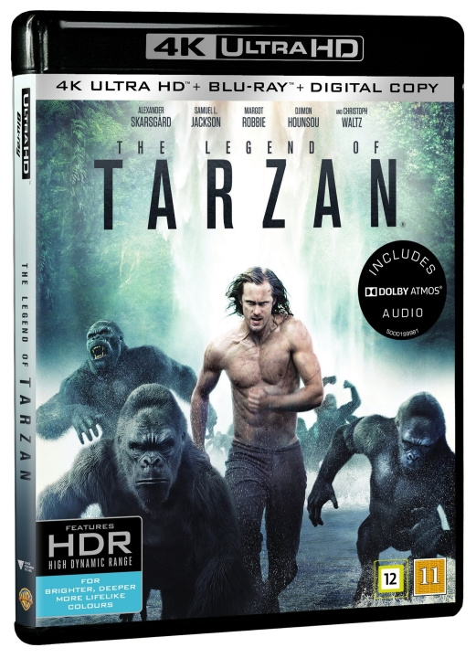 The Legend Of Tarzan (4K Blu-Ray) i gruppen Elektronikk / Lyd & Bilde / TV og tilbehør / Filmer / Blu-ray hos TP E-commerce Nordic AB (C99887)