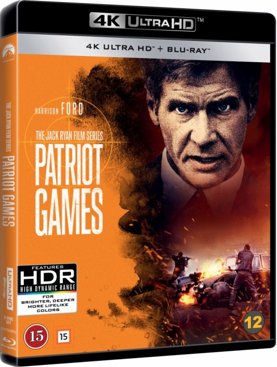 Patriot Games (4K Blu-Ray) i gruppen Elektronikk / Lyd & Bilde / TV og tilbehør / Filmer / Blu-ray hos TP E-commerce Nordic AB (C99943)