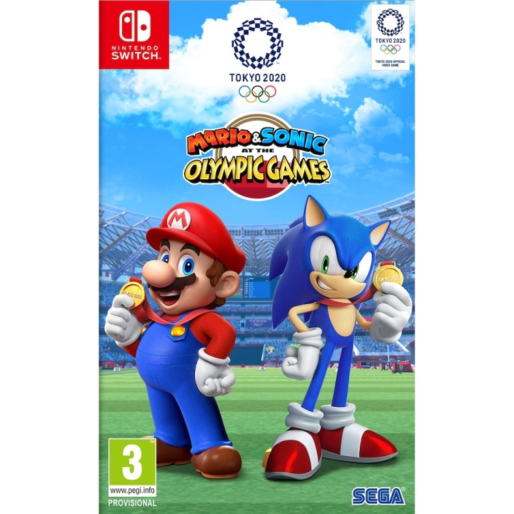 Nintendo Mario & Sonic på de olympiske leker i Tokyo 2020 i gruppen Elektronikk / TV-spill & tilbehør / Nintendo Switch / Spel hos TP E-commerce Nordic AB (C99954)