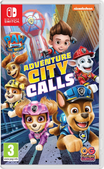 PAW Patrol The Movie Adventure City Calls (Switch) i gruppen Elektronikk / TV-spill & tilbehør / Nintendo Switch / Spel hos TP E-commerce Nordic AB (D00064)