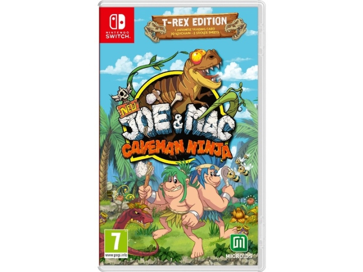 New Joe & Mac: Caveman Ninja (Limited Edition) (Switch) i gruppen Elektronikk / TV-spill & tilbehør / Nintendo Switch / Spel hos TP E-commerce Nordic AB (D00135)