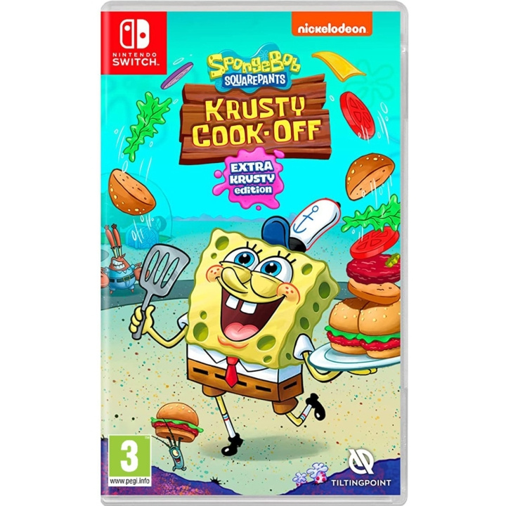 SpongeBob: Krusty Cook-Off (Extra Krusty Edition) (Switch) i gruppen Elektronikk / TV-spill & tilbehør / Nintendo Switch / Spel hos TP E-commerce Nordic AB (D00139)