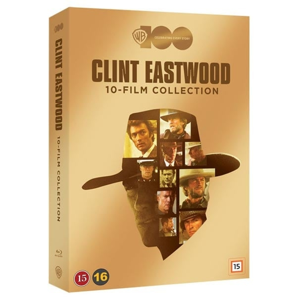 Warner 100: Clint Eastwood 10-Film Collection i gruppen Elektronikk / Lyd & Bilde / TV og tilbehør / Filmer / DVD hos TP E-commerce Nordic AB (D00251)