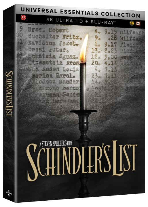 Schindler\'s List - 30th Anniversary Limited Edition i gruppen Elektronikk / Lyd & Bilde / TV og tilbehør / Filmer / Blu-ray hos TP E-commerce Nordic AB (D00259)