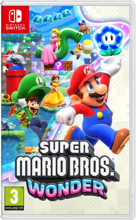 Super Mario Bros. Wonder (UK, SE, DK, FI) (Switch) i gruppen Elektronikk / TV-spill & tilbehør / Nintendo Switch / Spel hos TP E-commerce Nordic AB (D00289)