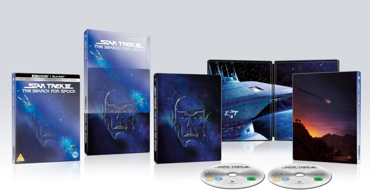 STAR TREK III: THE SEARCH FOR SPOCK STEELBOOK (2-DISC LTD EDIT) i gruppen Elektronikk / Lyd & Bilde / TV og tilbehør / Filmer / Blu-ray hos TP E-commerce Nordic AB (D00346)