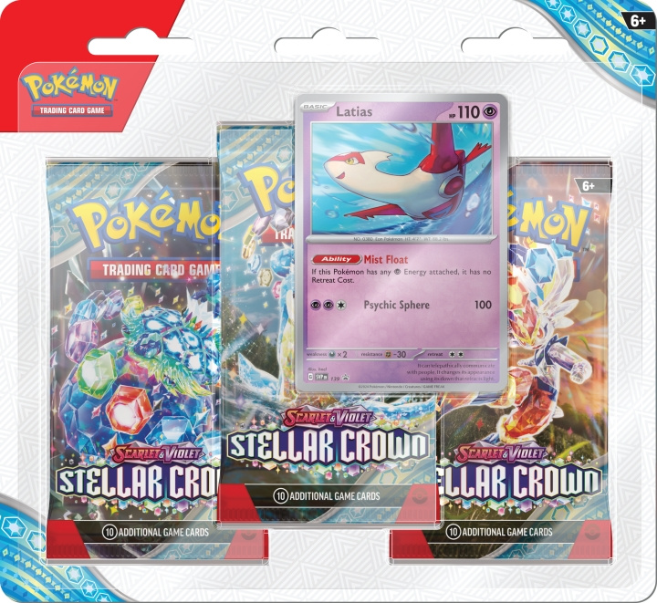 Pokémon SV7 - Blister 3-pk (POK87907) i gruppen LEKER, BARN OG BABY / Spill / Kortspill hos TP E-commerce Nordic AB (D00456)