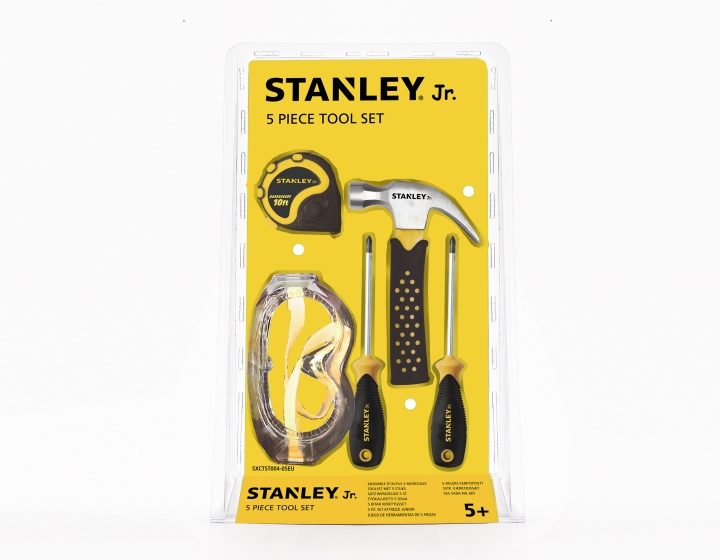 StanleyStanley Jr - Verktøysett med 5 deler (ST004-05-SY) i gruppen LEKER, BARN OG BABY / Leker / Lite hjem & rollespill hos TP E-commerce Nordic AB (D00538)