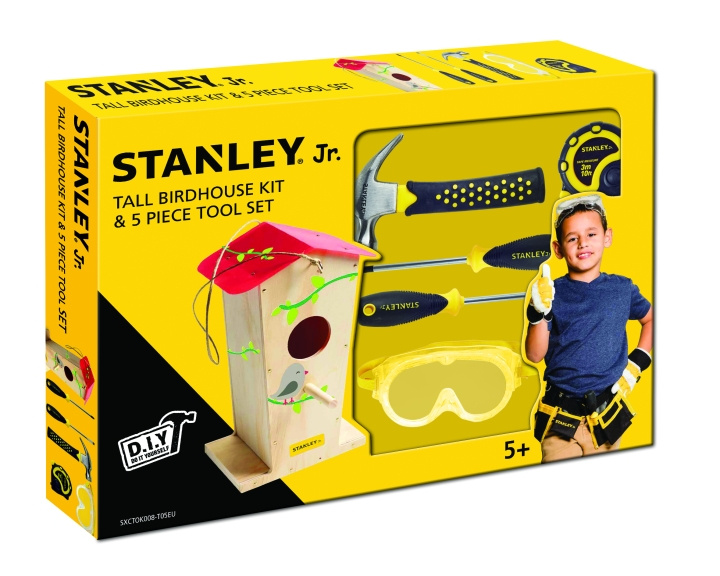 Stanley Jr - Verktøysett med fuglekasse (STOK008-T05-SY) i gruppen LEKER, BARN OG BABY / Leker / Lite hjem & rollespill hos TP E-commerce Nordic AB (D00539)