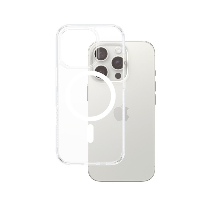 PanzerGlass HardCase MagSafe - iPhone 16 Pro - Hvit i gruppen SMARTTELEFON & NETTBRETT / Mobilbeskyttelse / Apple / iPhone 16 hos TP E-commerce Nordic AB (D00632)