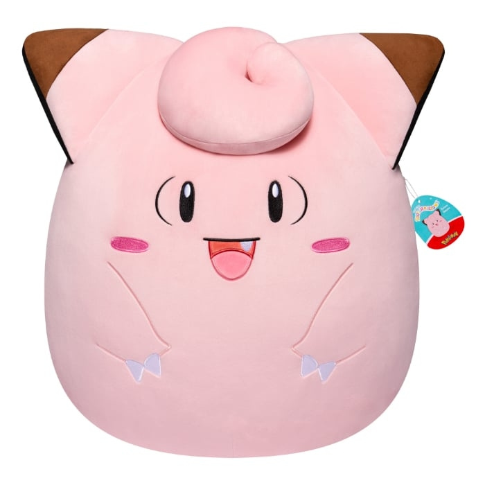 Squishmallows POKEMON CLEFAIRY, 25 CM (SQPK00249) i gruppen LEKER, BARN OG BABY / Babyleker (0-3 år) / Kosedyr hos TP E-commerce Nordic AB (D00668)