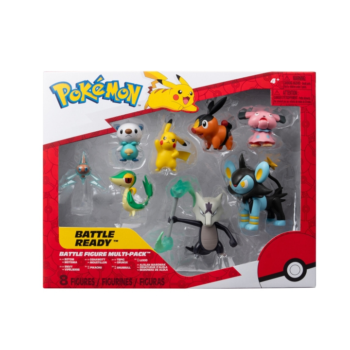 Pokémon Kampfigur 8 Pk (PKW3615) i gruppen LEKER, BARN OG BABY / Leker / Figurer, miniatyrer og tilbehør hos TP E-commerce Nordic AB (D00681)