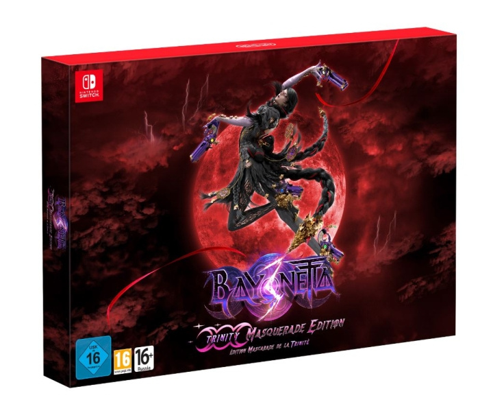 Bayonetta 3 Trinity Masquerade Edition (Switch) i gruppen Elektronikk / TV-spill & tilbehør / Nintendo Switch / Spel hos TP E-commerce Nordic AB (D00760)