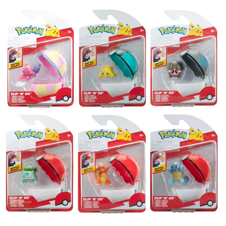 Pokémon Battle Figure Ass. (95007-18) i gruppen LEKER, BARN OG BABY / Leker / Figurer, miniatyrer og tilbehør hos TP E-commerce Nordic AB (D00763)