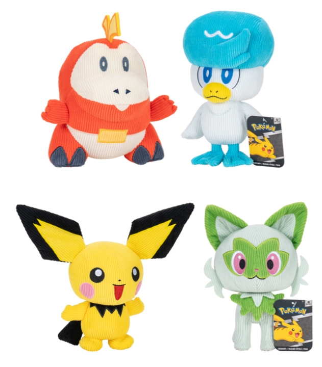 Pokémon Plysj 20 cm Select Corduroy Ass. Cdu (PKW2887-11) i gruppen LEKER, BARN OG BABY / Babyleker (0-3 år) / Kosedyr hos TP E-commerce Nordic AB (D00770)