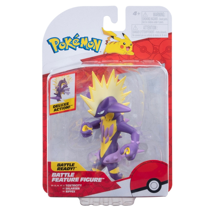 Pokémon Battle Feature Figure Toxtricity (PKW3419) i gruppen LEKER, BARN OG BABY / Leker / Figurer, miniatyrer og tilbehør hos TP E-commerce Nordic AB (D00772)