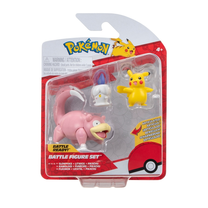 Pokémon Battle Figure 3 Pk Ass (95155-18) i gruppen LEKER, BARN OG BABY / Leker / Figurer, miniatyrer og tilbehør hos TP E-commerce Nordic AB (D00773)