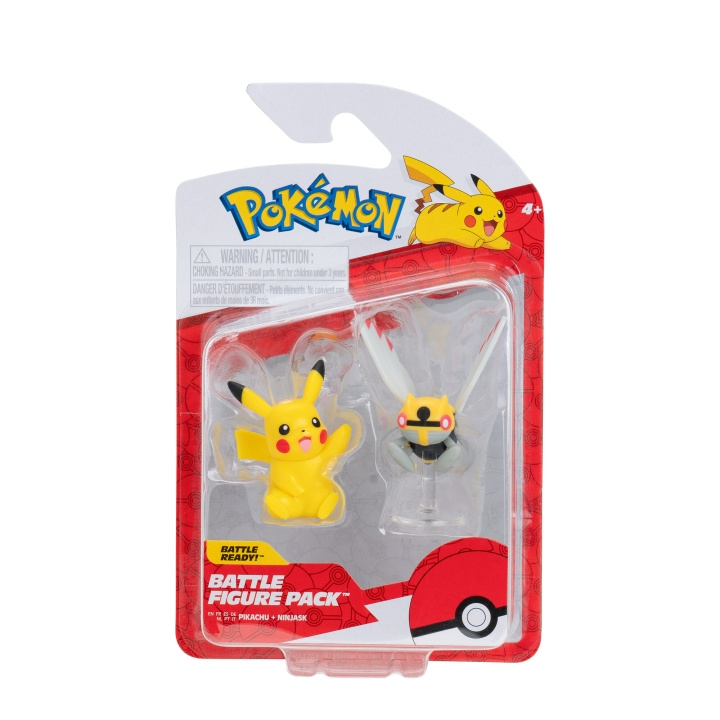 Pokémon Battle Figure Ninjask og Pikachu (PKW3576) i gruppen LEKER, BARN OG BABY / Leker / Figurer, miniatyrer og tilbehør hos TP E-commerce Nordic AB (D00774)