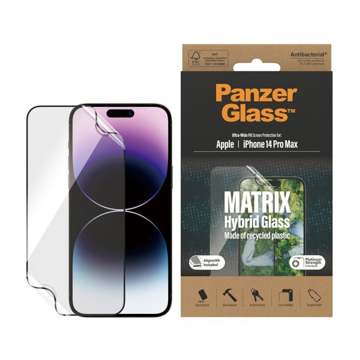 PanzerGlass MATRIX iPhone 14 Pro max i gruppen SMARTTELEFON & NETTBRETT / Mobilbeskyttelse / Apple / iPhone 14 hos TP E-commerce Nordic AB (D00789)