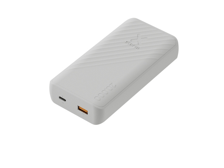 Xtorm 15W FastCharge Go2 Powerbank 20.000 - Ash White i gruppen SMARTTELEFON & NETTBRETT / Ladere og Kabler / Powerbanks hos TP E-commerce Nordic AB (D00798)