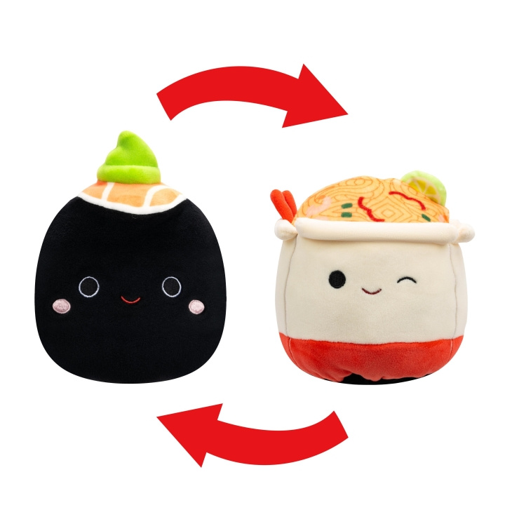 Squishmallows plysj P21 Flip A Mallows - Shozo Nori Sushi / Daley Takeout Noodles i gruppen LEKER, BARN OG BABY / Babyleker (0-3 år) / Kosedyr hos TP E-commerce Nordic AB (D00825)