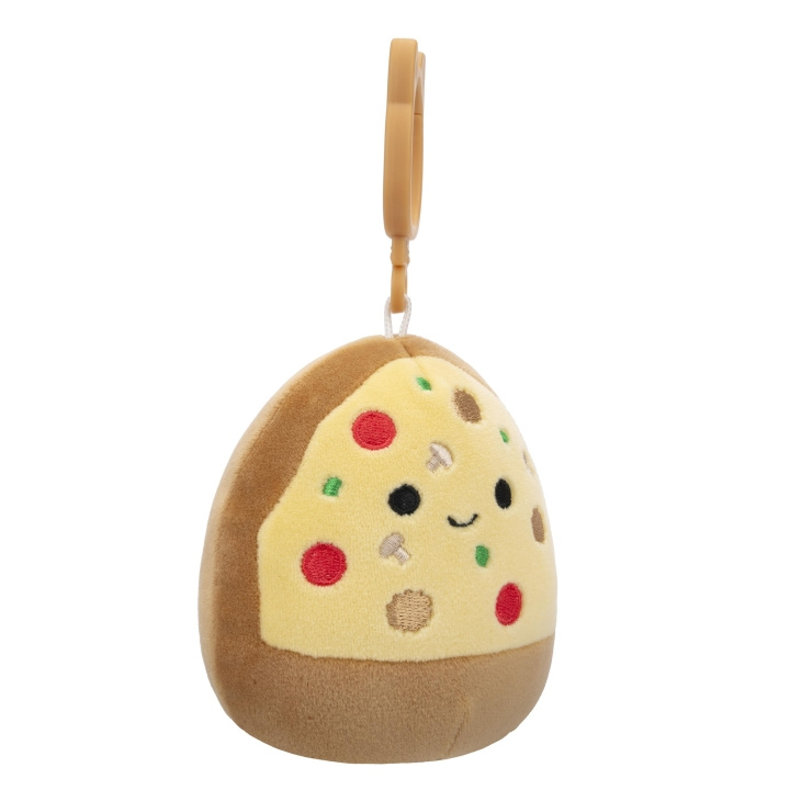 Squishmallows 9 cm P18 Clip On - Chea Pizza Slice i gruppen LEKER, BARN OG BABY / Babyleker (0-3 år) / Kosedyr hos TP E-commerce Nordic AB (D00829)