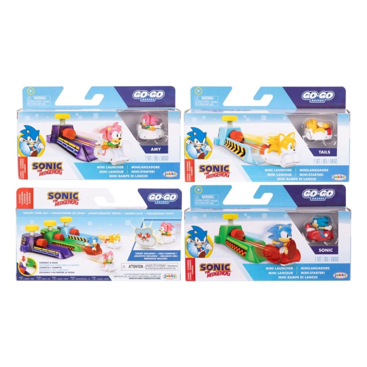 Sonic Go Go Racers - Minibæreraketter asst (423324) i gruppen LEKER, BARN OG BABY / Leker / Figurer, miniatyrer og tilbehør hos TP E-commerce Nordic AB (D00851)